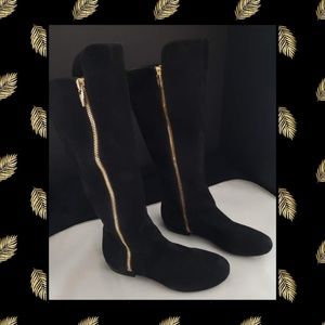 Sigerson Morrison Black Suede Pamela Boots